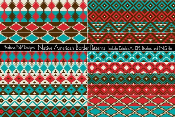 Download Native American Border Patterns - Premium Bundle