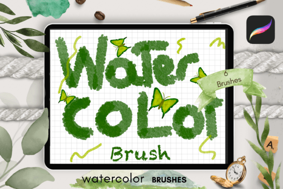 Download Delicate Watercolor Brushes Procreate - Watercolor brushes procreate Collection