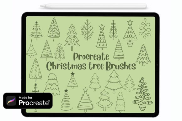 Download Procreate Christmas Tree Brushes - Tree brushes Collection