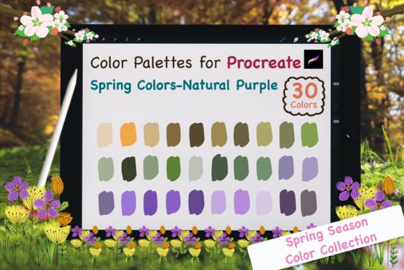 Download Procreate Color Palettes-SpringNaturalPu - Palettes Collection
