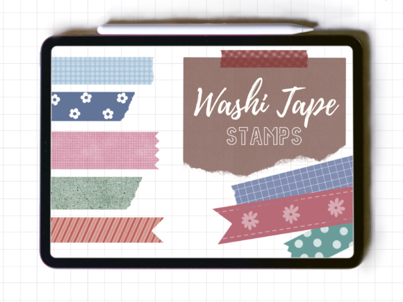 Download Washi Tape Stamp for Procreate - Premium Resources