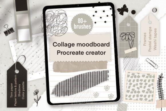 Download Procreate Mood Board Creator Collage - Premium Bundle