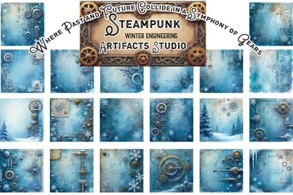 Download Steampunk Winter Engineering Papers - Premium Resources