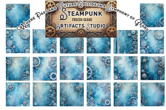 Download Steampunk Frozen Winter Papers - Premium Resources