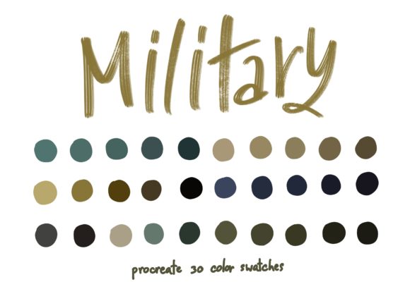 Download Military - Procreate Color Palettes - Palettes Collection